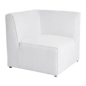 3 Seater Modular Jumbo Cord Sofa with Ottoman Off White LEMVIG