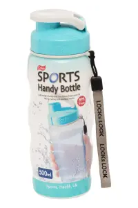 LocknLock Hydration Blue Leakproof Lightweight Sports Fitness Gym Handy Bottle 500ml