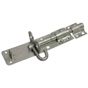 Blooma Brown Galvanised Steel Brenton Door bolt (L)152mm (W)45mm