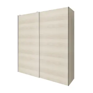 GoodHome Atomia Matt oak effect Particle board Wardrobe (H)2250mm (W)2000mm (D)655mm