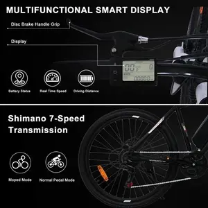 (COLORWAY Electric Bike,26" Ebikes, Up 90km Hybrid Bike Citybike MT Bicycle) HITWAY Electric Bike,26" Ebikes, 90km Hybrid Bike