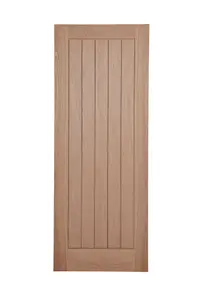 Fortia Unglazed Cottage Natural White oak veneer Internal Timber Door, (H)1981mm (W)838mm (T)35mm