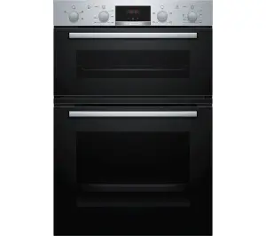 Bosch MHA133BR0B Built-in Double Oven - Stainless steel effect