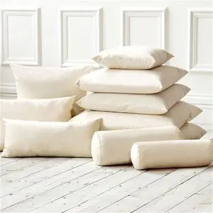 Dunelm Duck Feather Bolster Cushion Pad, Size: 46cm X 20Cm, Natural, Cream, Cotton