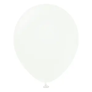 Kalisan Latex Balloons (Pack Of 100) White (One Size)