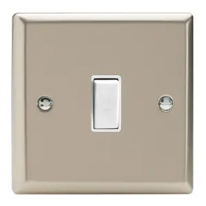 Varilight 1-Gang 10A 1- or 2-Way Rocker Switch Satin