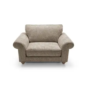 Ingrid Collection Cuddle Chair in Taupe