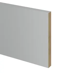 GoodHome Ashmead Dove Grey Straight Plinth, (L)2400mm