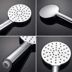 Nes Home Universal Chrome Multi-Mode ABS Handheld Shower Head