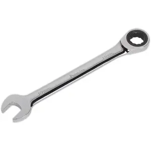 High-Performance 22mm Ratchet Combination Spanner in Chrome Vanadium Steel