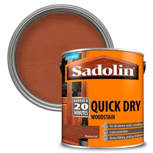 Sadolin Quick Dry Woodstain - Redwood - 2.5L