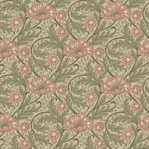 Galerie Sommarang Green Garden Floral Wallpaper Roll