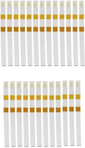 25 Dip 3-in-1 Test Strips Blue Sparkle for Ground Pool Spa and Hot Tubs Treatment to Measures PH, Alkaline and Chlorine