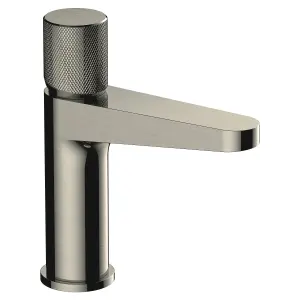 RAK Amalfi Brushed Modern Basin Tap Solid Brass - Brushed Nickel