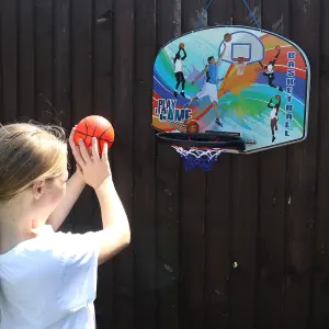 Kids Basketball Hoop Set with Ball Hanging Basketball Hoop by Laeto Kidz Sports - INCLUDES FREE DELIVERY