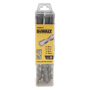 DeWalt 8 piece SDS plus Drill bit set - DT60300-QZ