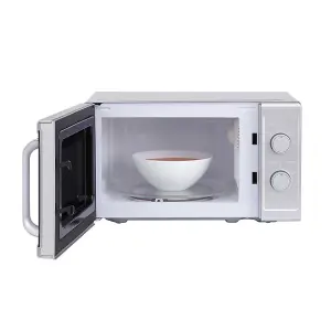 Cookology 800W Microwave 20L Manual Control Freestanding - CMAFS20LSL Silver