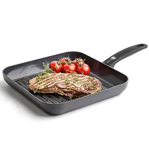 GreenPan Cambridge Ceramic Non-Stick Square Grill Pan