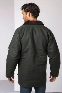 Rydale Men's Waxed Jacket - Thirsk - Olive S