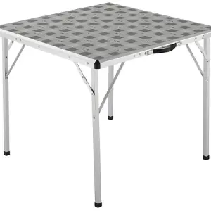 Coleman Square Folding Camping Table - Grey, 80 x 80 x 70 cm