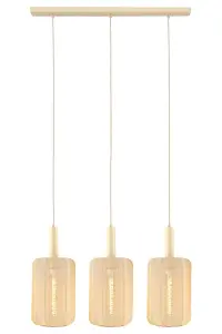 Lucide CORINA - Pendant light - 3xE27 - Cream