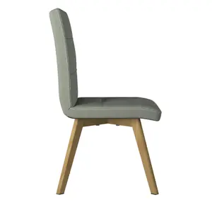 Athens dining chair in taupe fabric