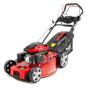 Petrol Lawn Mower Wolf Fox 4 Blades 560E 22" 56cm Electric Start Self Propelled