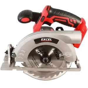 Excel 18V Cordless Circular Saw 165mm with 1 x 4.0Ah Battery & Charger