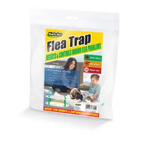 Katcha Portable Flea Trap with 3 Sticky Discs