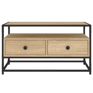 Berkfield TV Cabinet Sonoma Oak 80x35x45 cm Engineered Wood