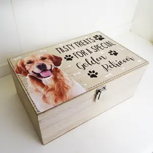 Golden Retriever Treat Box Dewitt Decorative Box