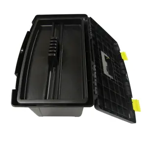 Plastic Toolbox Tool Storage Chest (Handle Insert Tray Organiser Large)