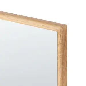 Wall Mirror MURAT Wood Natural