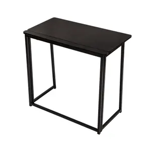 Oypla Compact Folding Writing Computer Desk Home Office Worktop Table with Metal Legs