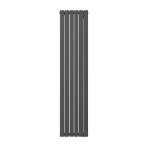 VURTU1 Designer Vertical Double Panel Radiator 1600(H), x 410(W), Anthracite, 613623