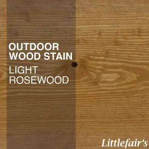 Littlefair's - Outdoor Wood Stain - Light Rosewood - 2.5 LTR