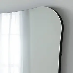 Barnsbury Frameless Black Organic Mirror 120x80cm