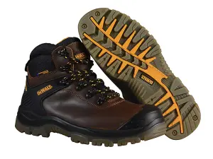 DeWalt Newark Waterproof Safety Work Boots Brown (Sizes 6-12)