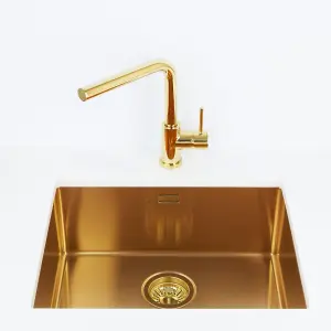 Alveus Toro Bronze kitchen mixer tap