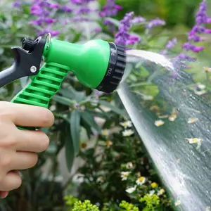 Garden 10m Hose Reel Watering Gun Compact Portable Hose Pipe Cart Sprayer