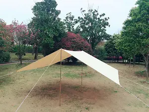 Outdoor Sun Canopy Shelter 4x3m Front Awning for/with Camping Bell Tent