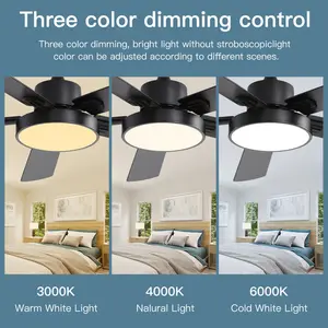 Arvine 5 - Blade LED Ceiling Fan with Remote Control and Light Kit