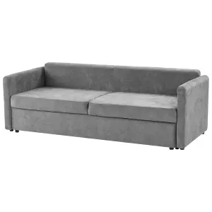 Sofa Bed BLEIK Light Grey with Storage