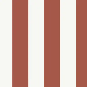 Lick Red & White Stripe 03 Textured Wallpaper