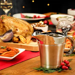 Stainless Steel Gravy Boat - 500ml