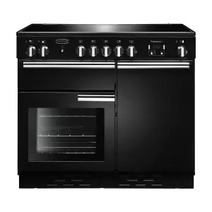 Rangemaster PROP100EIGBC Freestanding Electric Range cooker with Induction Hob - Black