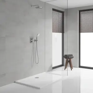 Grohe Grohtherm Concealed Chrome effect Thermostatic Multi head shower