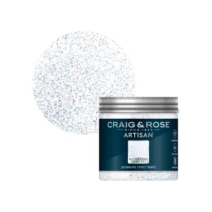 Craig & Rose Artisan Diamond Dust Glitter effect Topcoat Special effect paint, 300ml