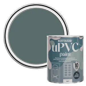 Rust-Oleum Deep Sea Matt UPVC Paint 750ml