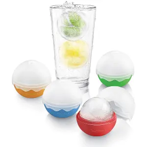 Original Products Final Touch Set of 4 Silicone Ice Balls Multi Colour